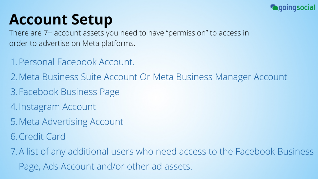 Facebook Ads Setup Details