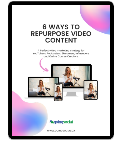 6 WAYS TO REPURPOSE VIDEO CONTENT FREE PDF DOWNLOAD